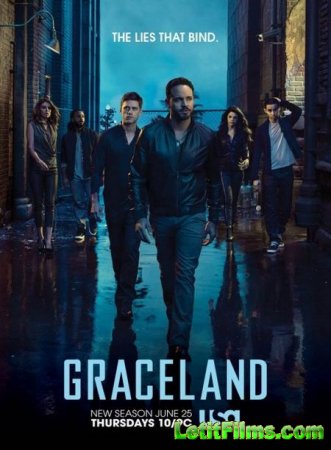 Скачать Грейсленд / Graceland - 3 сезон (2015)